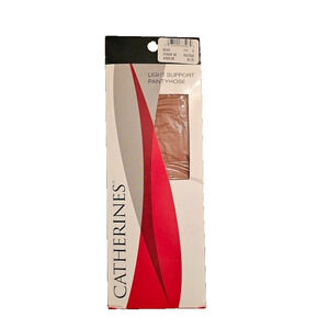 CATHERINES Light Support PantyHose Plus Size E Color BEIGE New in Pkg NIP